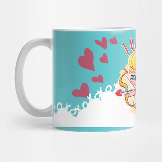 Valentine's Day Mug for Mom by GraphicsFantasyShop